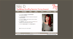 Desktop Screenshot of nikidtherapy.co.uk